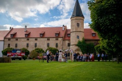 Pohled na zámek Libouchec jako svatební místo u Teplic