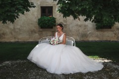 Umělecké foto u renesančních oken zámku Libouchec u Teplic.