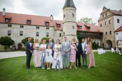 Svatba na zámku Libouchec v blízkosti Děčína