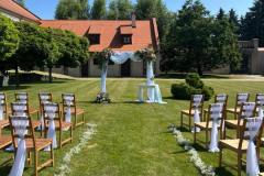 Svatba na zámku Libouchec v blízkosti Teplic