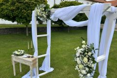 Svatební dekorace na zámku v okolí Ústí nad Labem