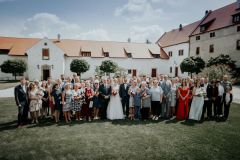 Svatba na zámku Libouchec v blízkosti Děčína