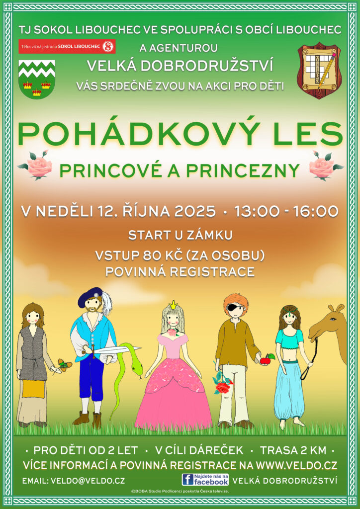 POHÁDKOVÝ LES – PRINCOVÉ A PRINCEZNY