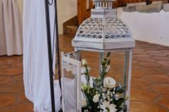 Inspirace svatební květinovou výzdobou na zámku Libouchec.