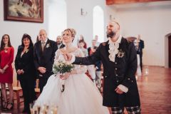 Svatební obřad v historickém sále zámku Libouchec u Ústí nad Labem