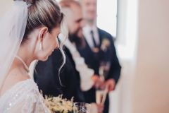 Zimní svatba na zámku Libouchec v blízkosti Ústí nad Labem