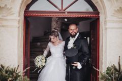 Pohled na zámek Libouchec jako svatební místo u Teplic.