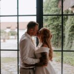 Svatební fotografie na zámku u Ústí nad Labem.